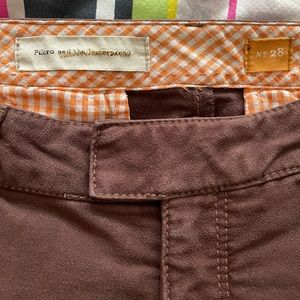 Anthropologie Pilcro and the Letterpress pants size 28 brown great condition.